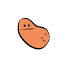 Neutral emotion pin